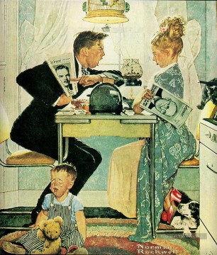 Norman Rockwell œuvres - jour du scrutin Norman Rockwell